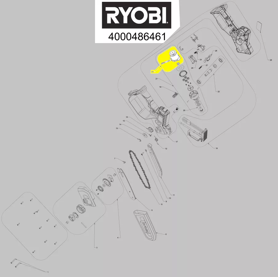 moteur réf. 5131046809 Ryobi
